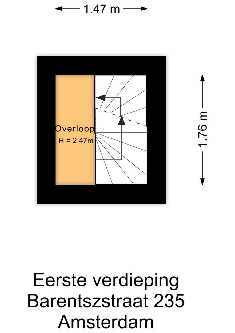 Barentszstraat 235, Amsterdam plattegrond-2