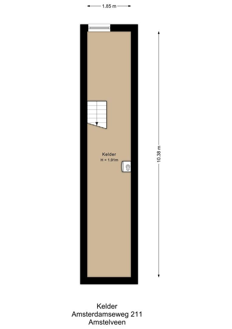 Amsterdamseweg 211, Amstelveen plattegrond-0