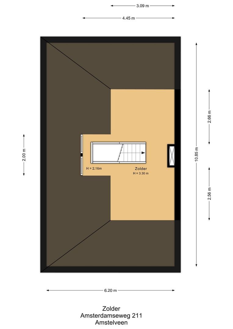 Amsterdamseweg 211, Amstelveen plattegrond-3