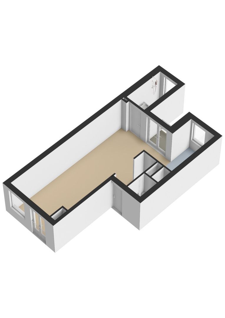 Joan Melchior Kemperstraat 62 3, Amsterdam plattegrond-1