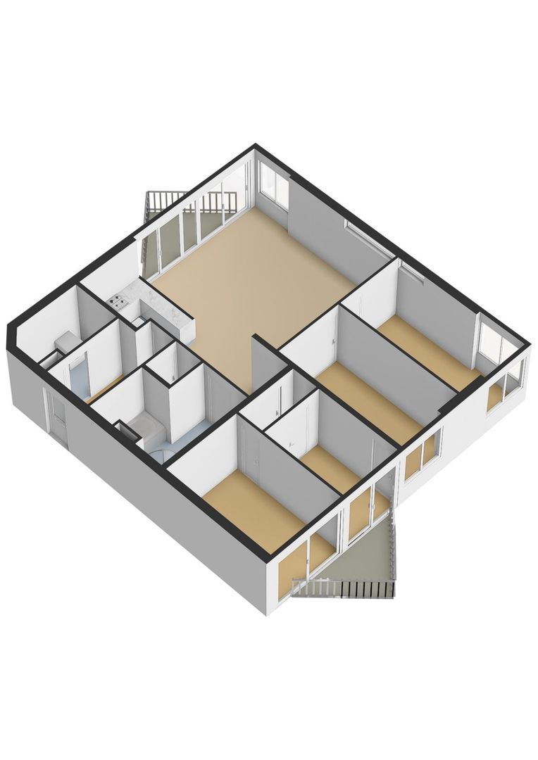 Groenhoven 524, Amsterdam plattegrond-2