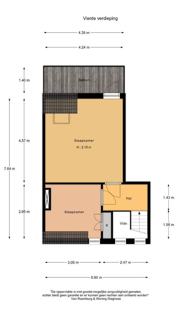 Van Hogendorpstraat 142 3, Amsterdam plattegrond-3