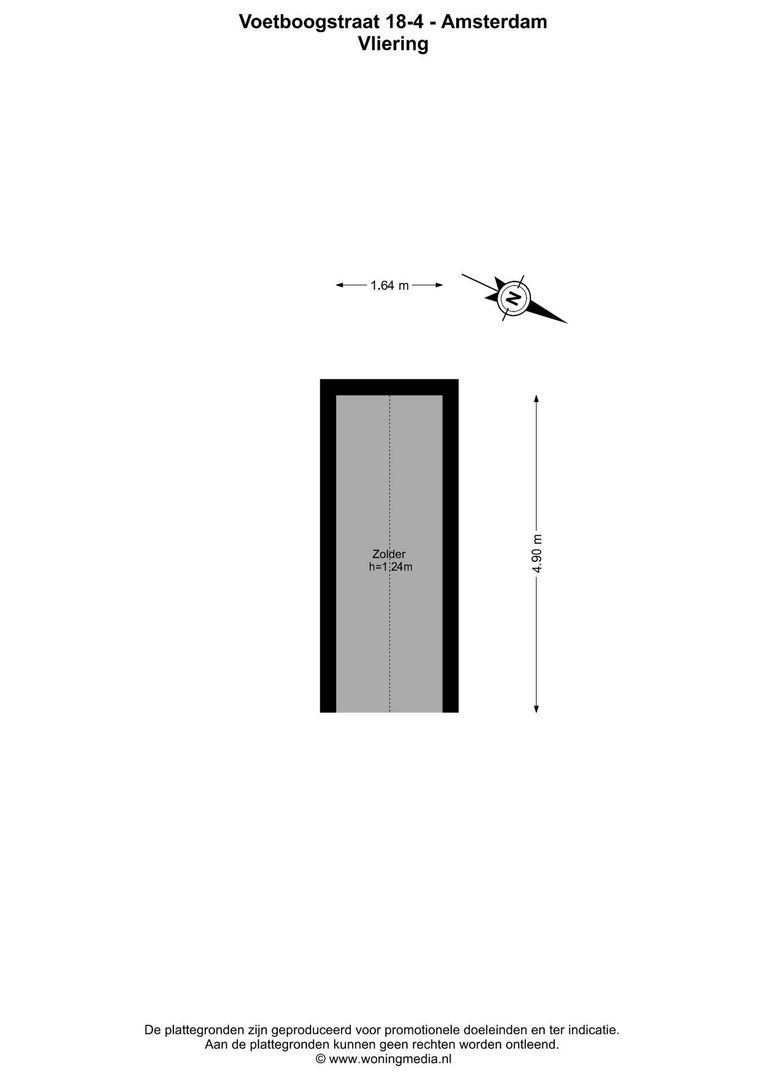 Voetboogstraat 18 4, Amsterdam plattegrond-2