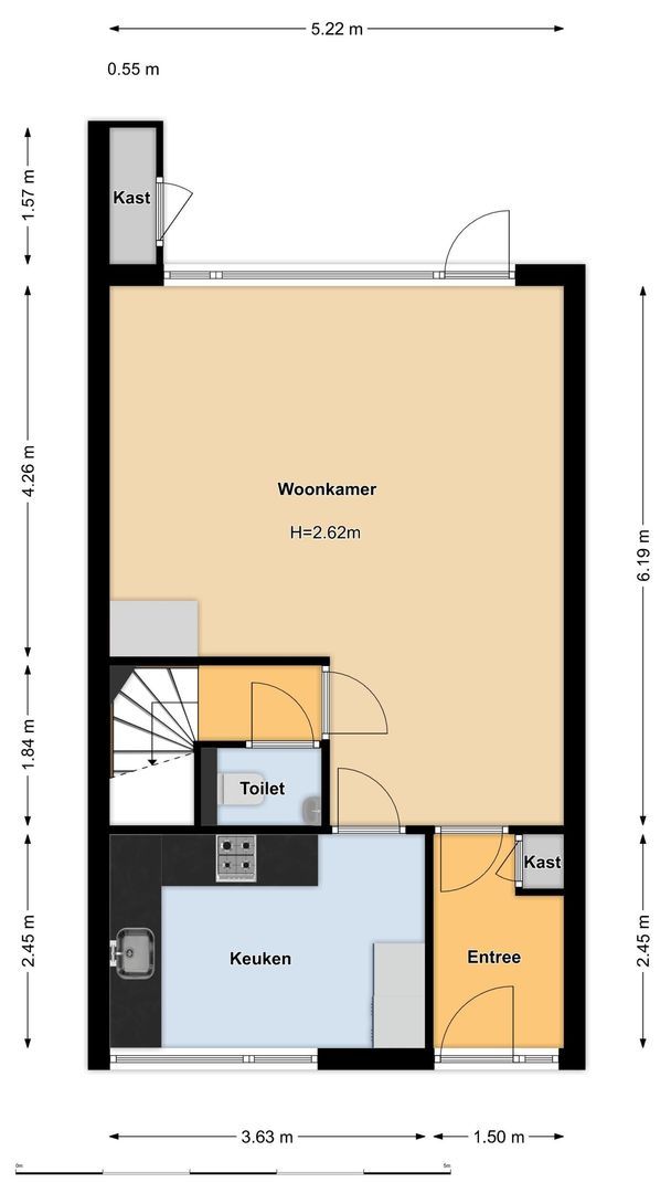 Haverstede 6, Diemen plattegrond-0