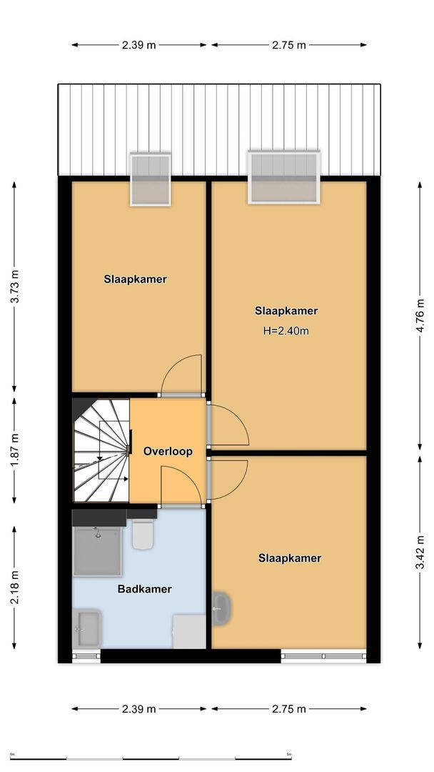 Haverstede 6, Diemen plattegrond-2