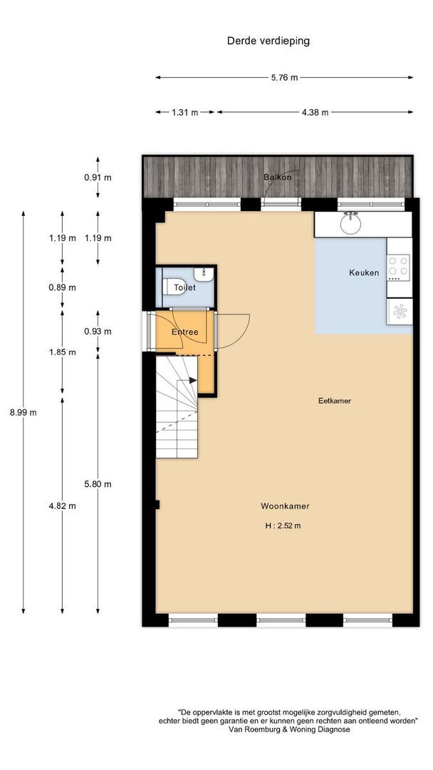 Danie Theronstraat 13 D, Amsterdam plattegrond-0