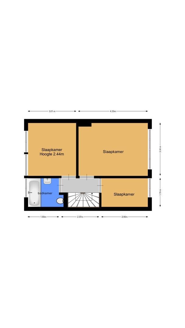 Jan Benninghstraat 44, Amstelveen plattegrond-1