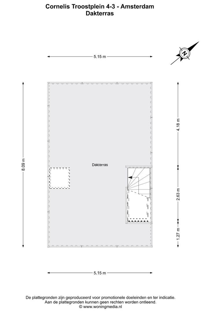 Cornelis Troostplein 4 3, Amsterdam plattegrond-3
