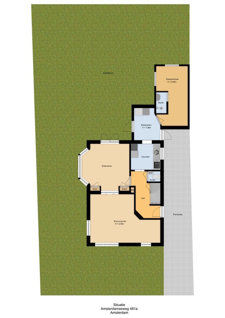 Amsterdamseweg 481 A, Amstelveen plattegrond-2