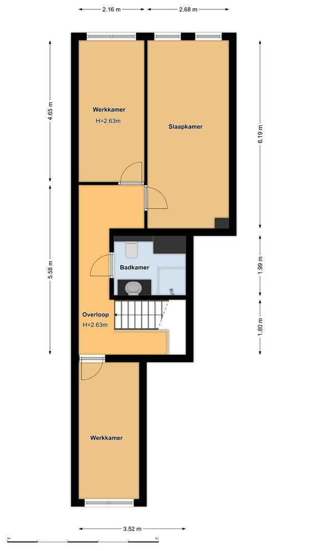 Cees Sipkeslaan 340, Diemen plattegrond-1
