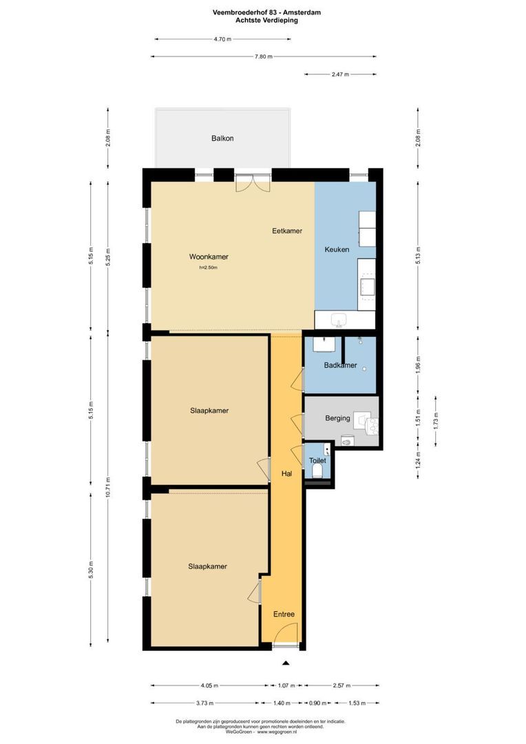 Veembroederhof 83, Amsterdam plattegrond-0