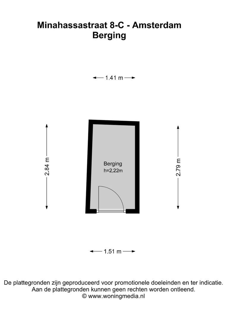 Minahassastraat 8 C, Amsterdam plattegrond-3