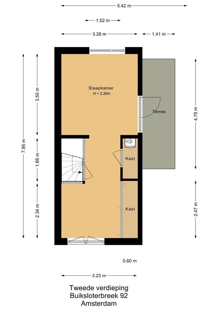 Buiksloterbreek 92, Amsterdam plattegrond-2