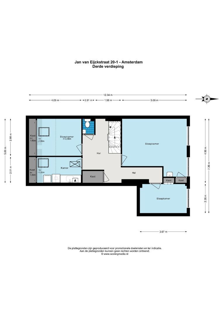 Jan van Eijckstraat 20 1, Amsterdam plattegrond-3
