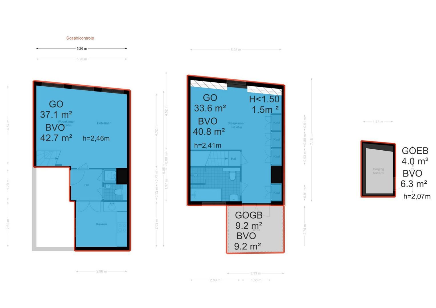 Kloveniersburgwal 35 D, Amsterdam plattegrond-3