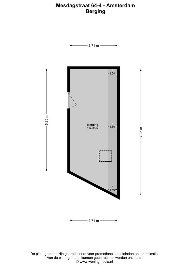 Mesdagstraat 64 4, Amsterdam plattegrond-1