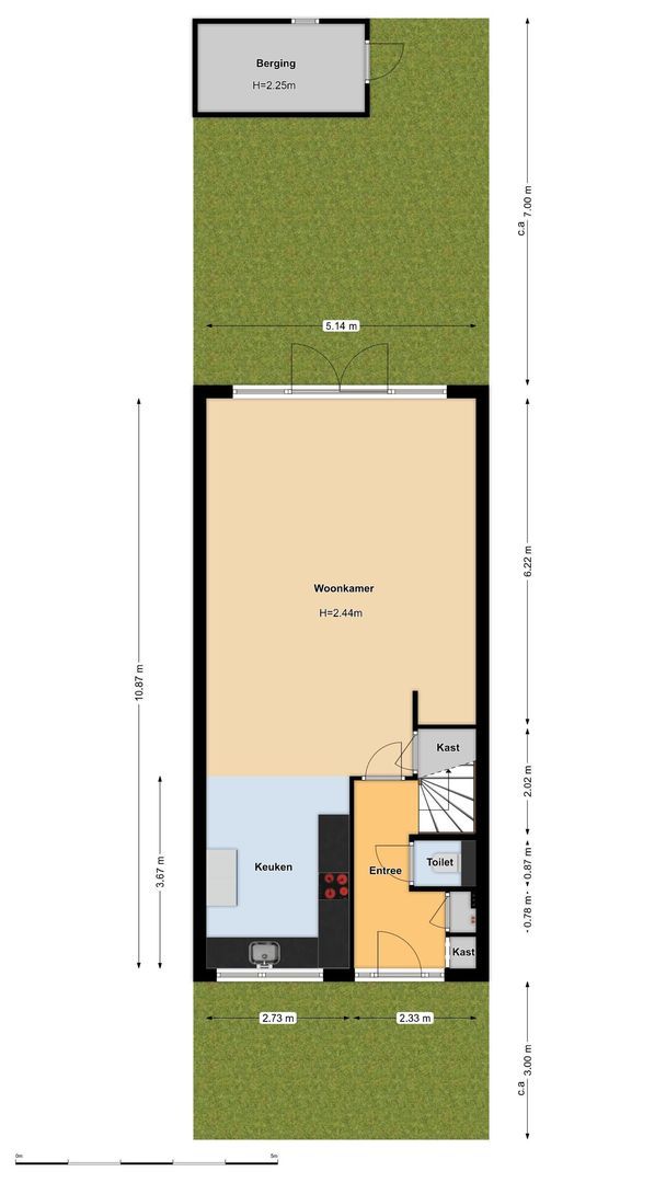 Tjalk 112, Diemen plattegrond-4