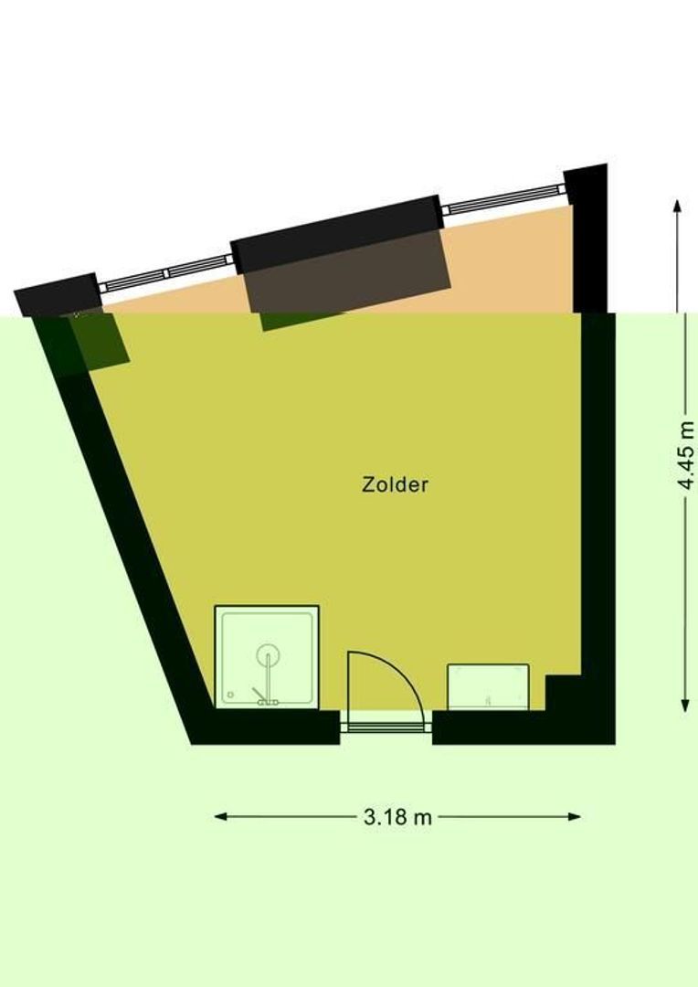 Stadionkade 14 1, Amsterdam plattegrond-1