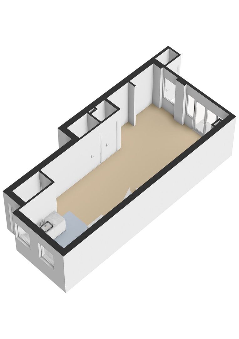 Cliffordstraat 13 H, Amsterdam plattegrond-1