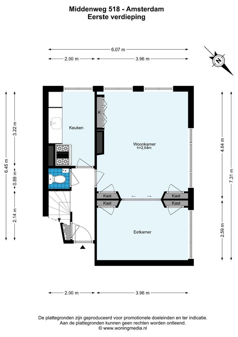 Middenweg 518, Amsterdam plattegrond-0