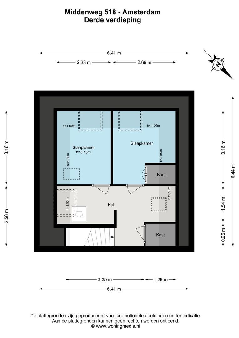 Middenweg 518, Amsterdam plattegrond-2