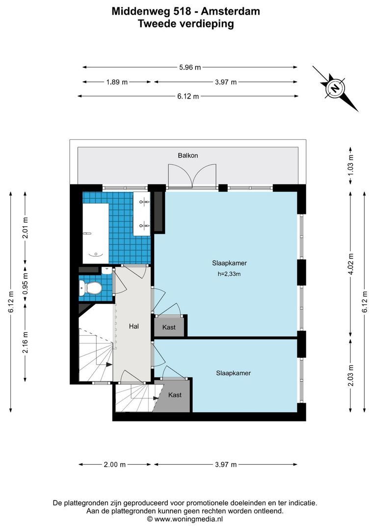Middenweg 518, Amsterdam plattegrond-1