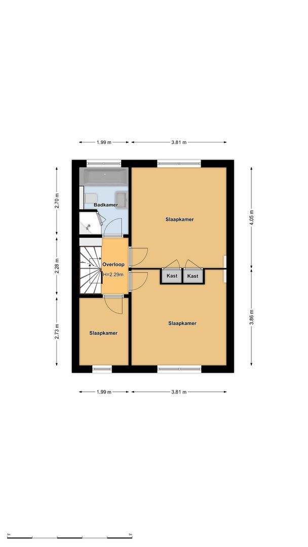 Jan Bertsstraat 53, Diemen plattegrond-1