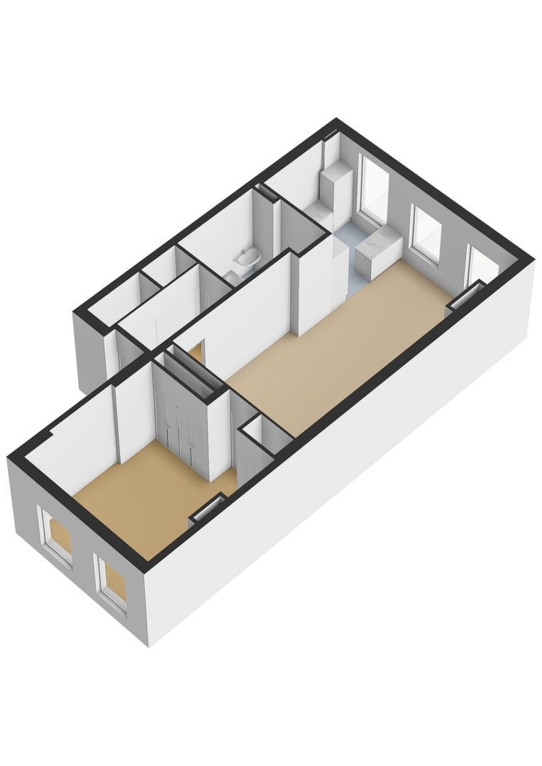 Marnixstraat 333 2, Amsterdam plattegrond-1