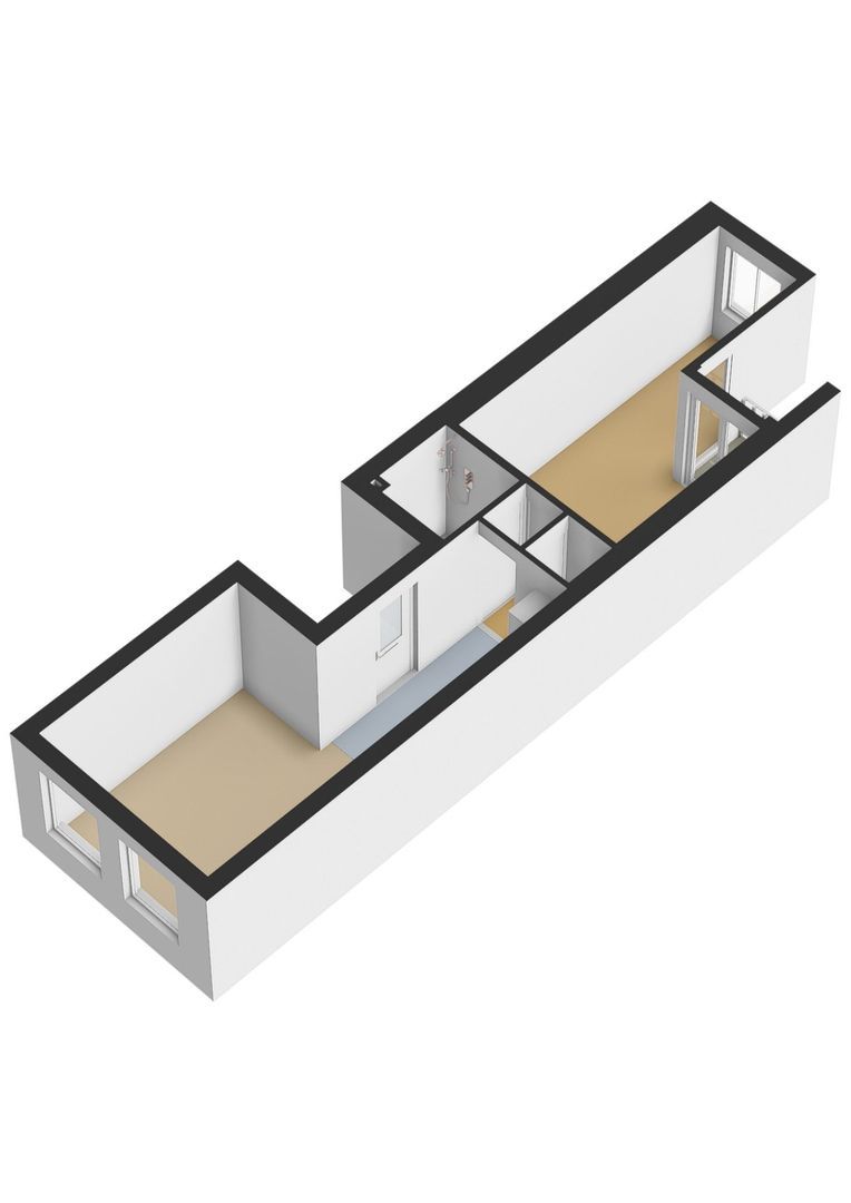 Van Hogendorpstraat 80 2, Amsterdam plattegrond-1