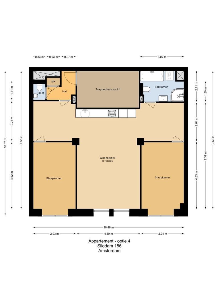 Silodam 186, Amsterdam plattegrond-4