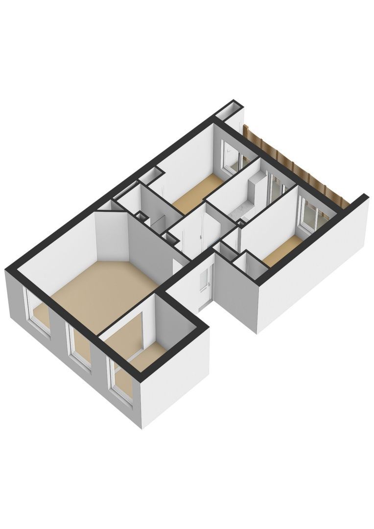 Bos en Lommerweg 23 3, Amsterdam plattegrond-1