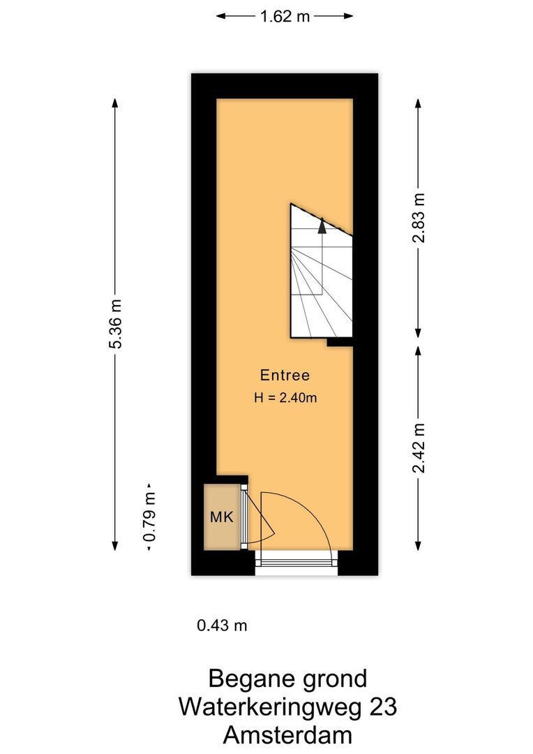 Waterkeringweg 23, Amsterdam plattegrond-0