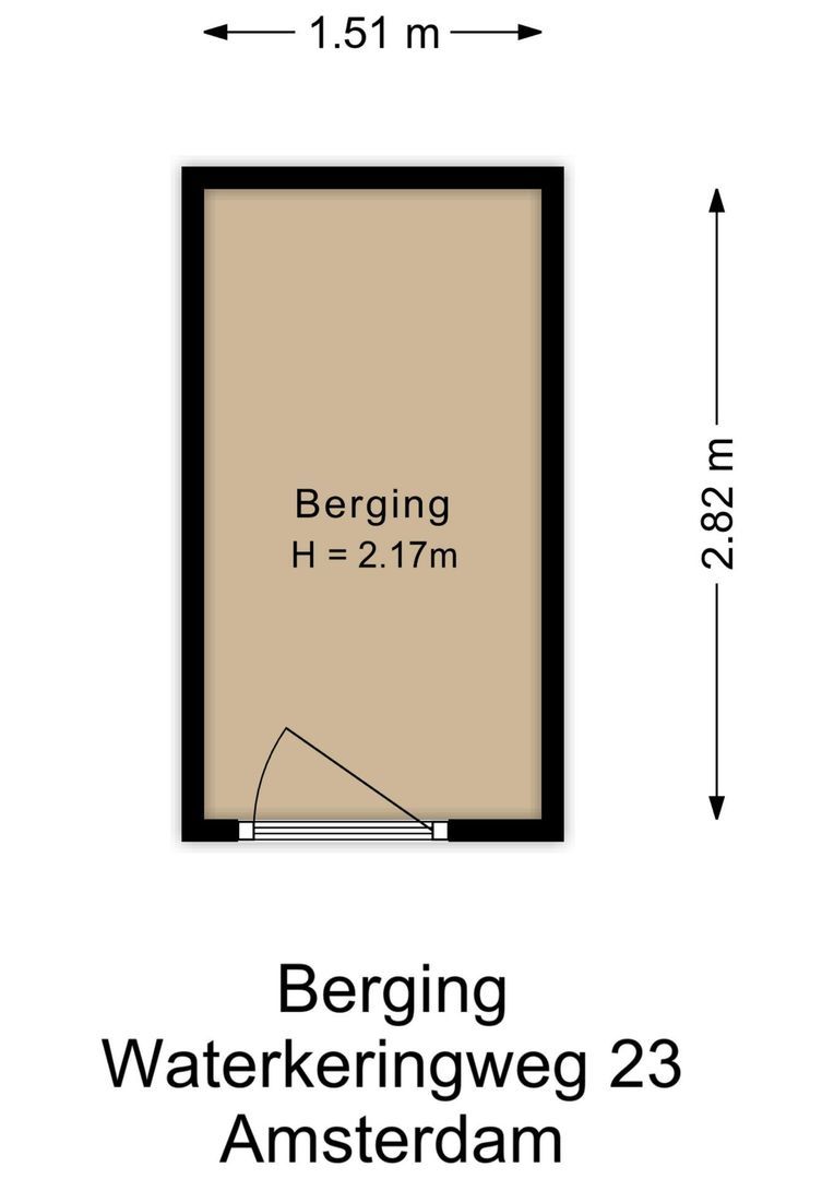 Waterkeringweg 23, Amsterdam plattegrond-1