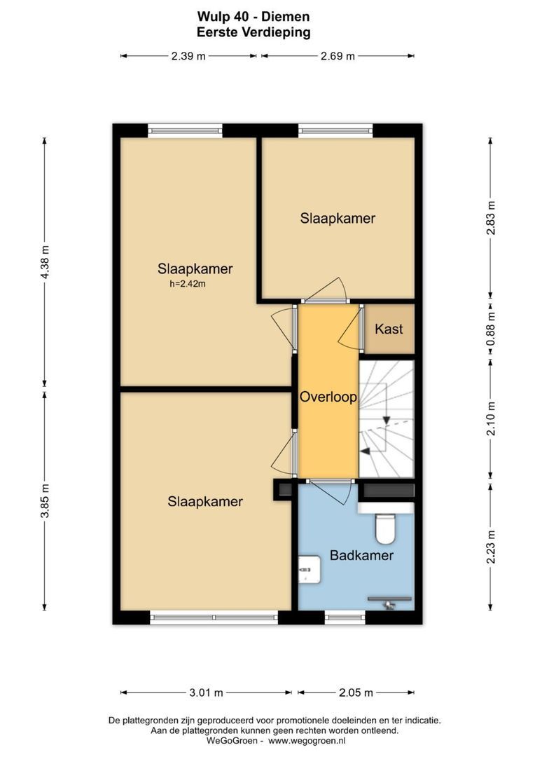 Wulp 40, Diemen plattegrond-9