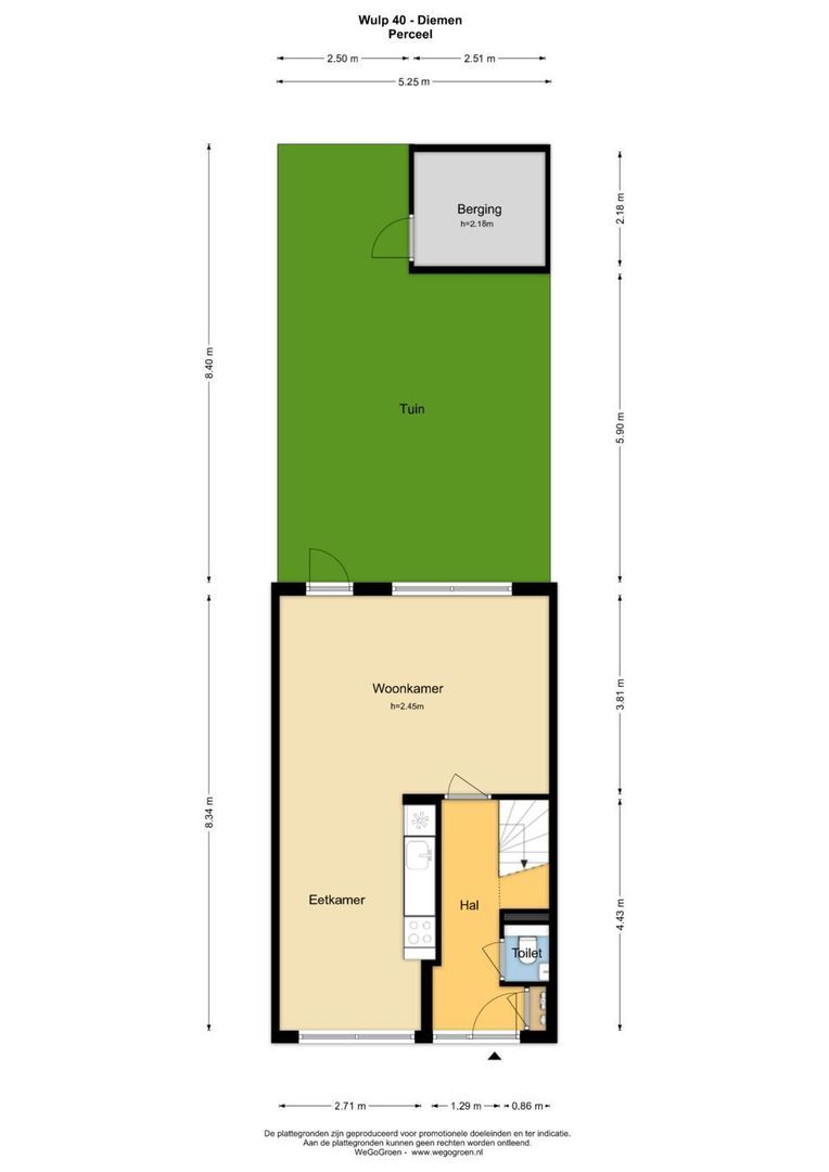 Wulp 40, Diemen plattegrond-3