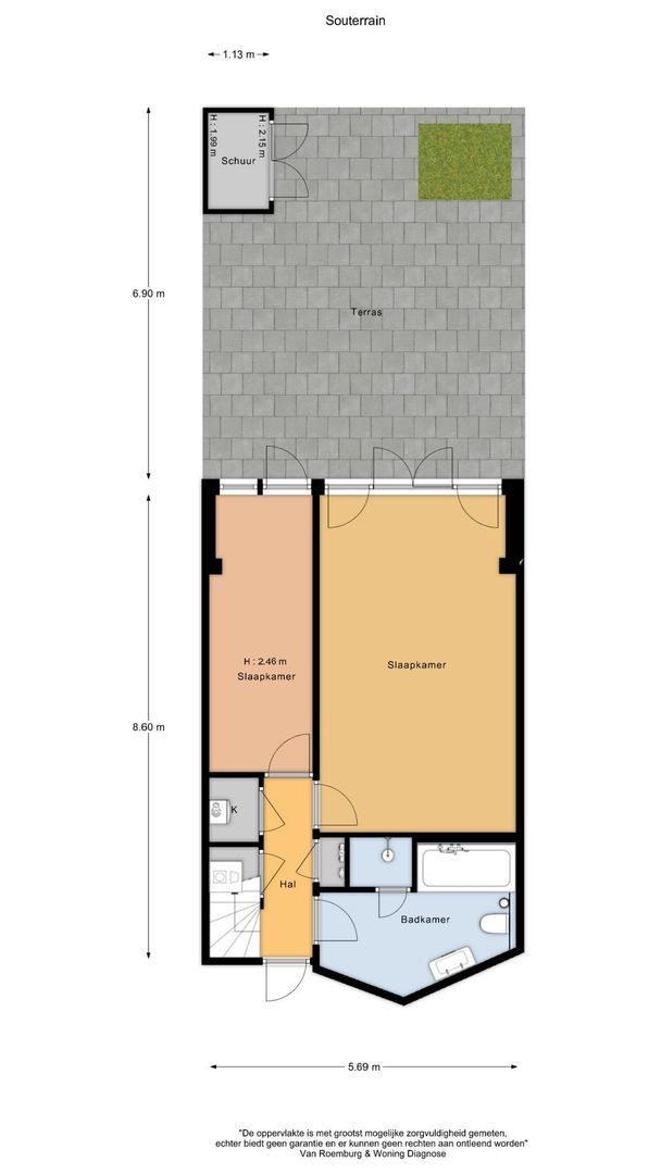 Weteringschans 68 H, Amsterdam plattegrond-2