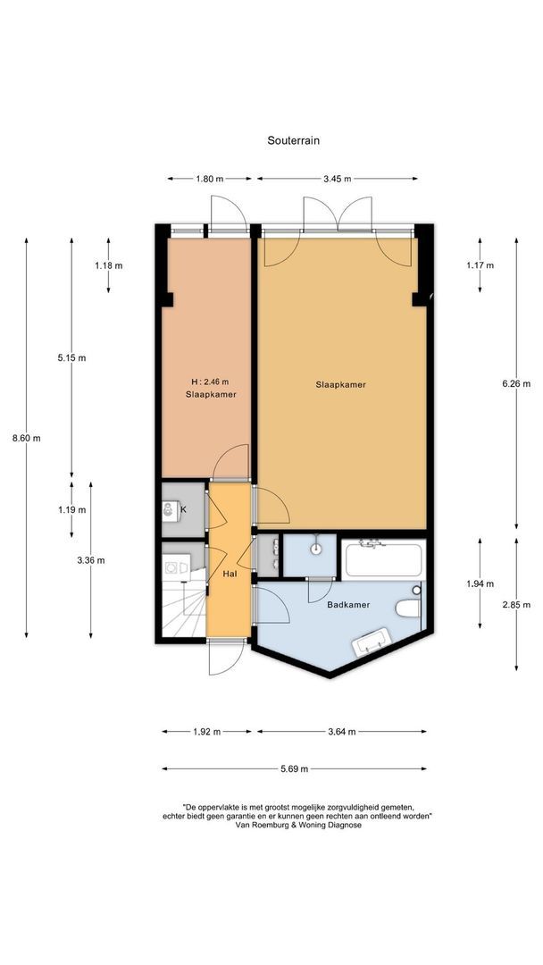 Weteringschans 68 H, Amsterdam plattegrond-1