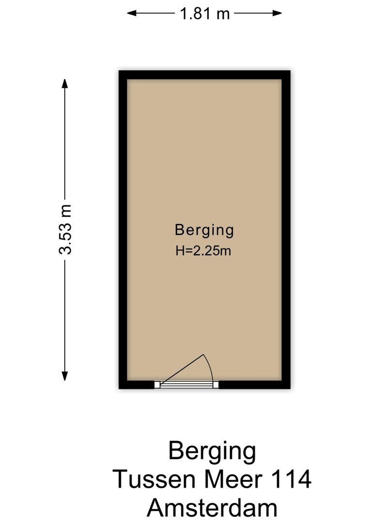 Tussen Meer 114, Amsterdam plattegrond-2