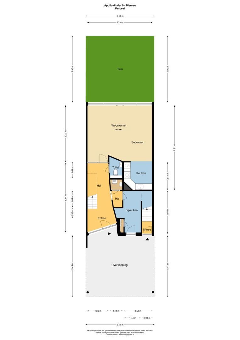 Apollovlinder 9, Diemen plattegrond-6