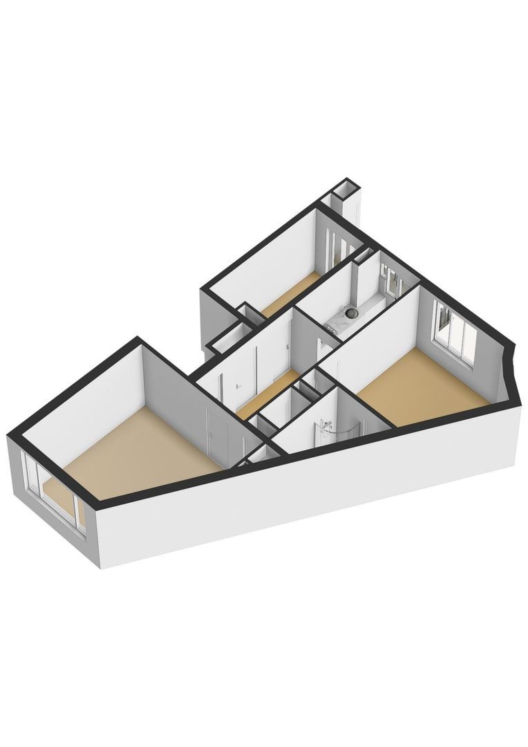 Geuzenstraat 15 3, Amsterdam plattegrond-1