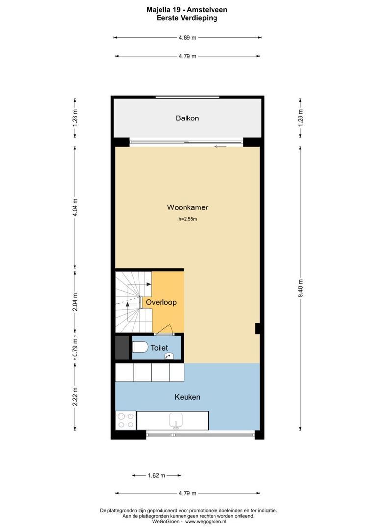 Majella 19, Amstelveen plattegrond-3