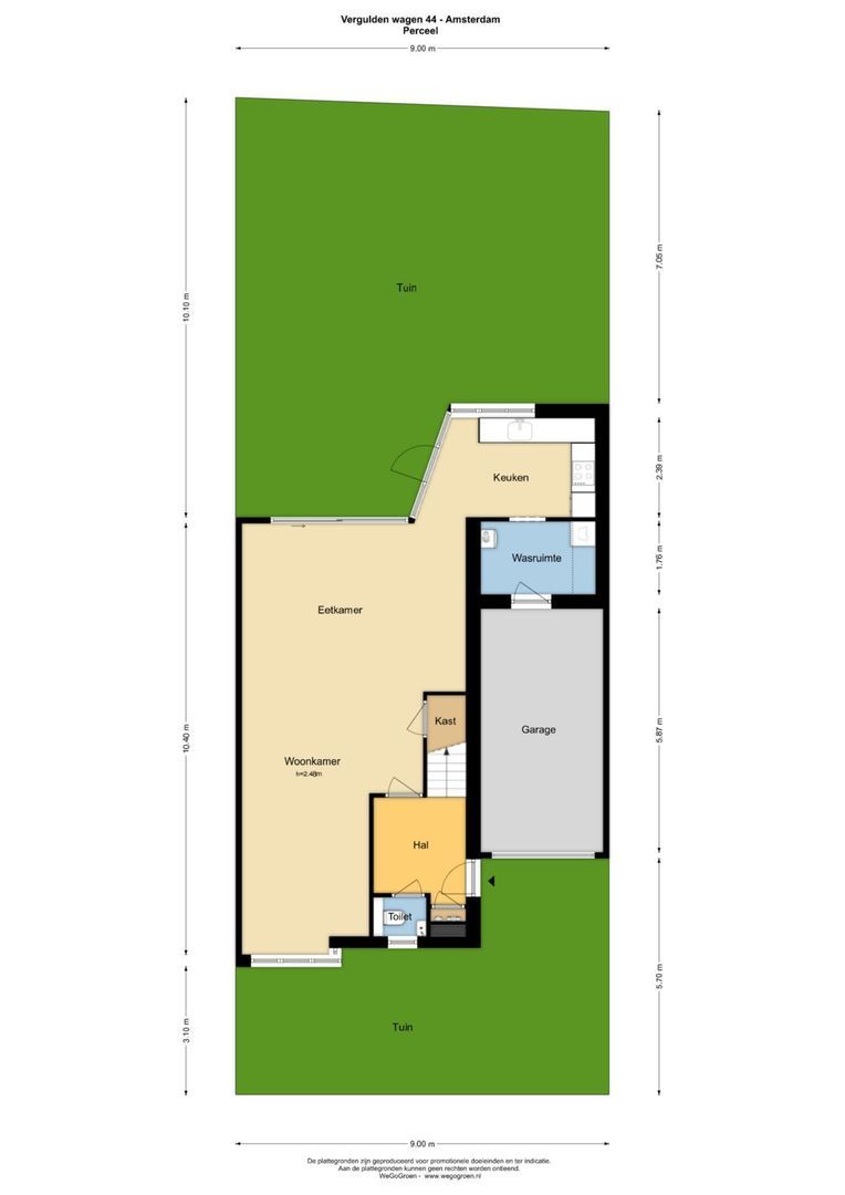 Vergulden Wagen 44, Diemen plattegrond-2