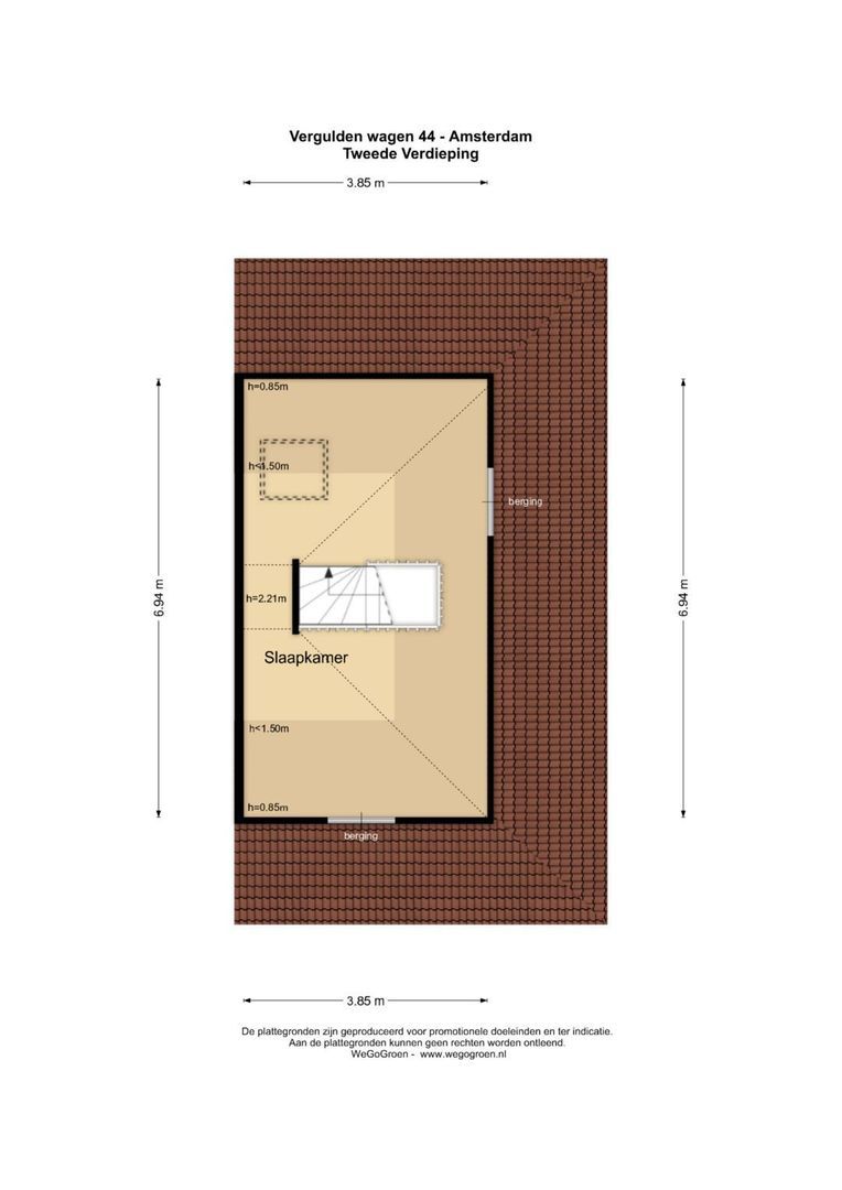 Vergulden Wagen 44, Diemen plattegrond-3
