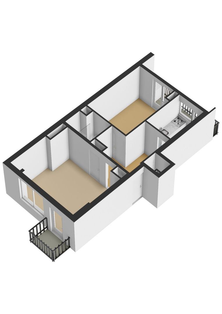 Jacques Veltmanstraat 40 3, Amsterdam plattegrond-1