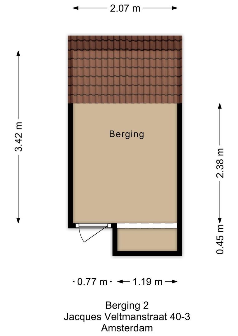 Jacques Veltmanstraat 40 3, Amsterdam plattegrond-4