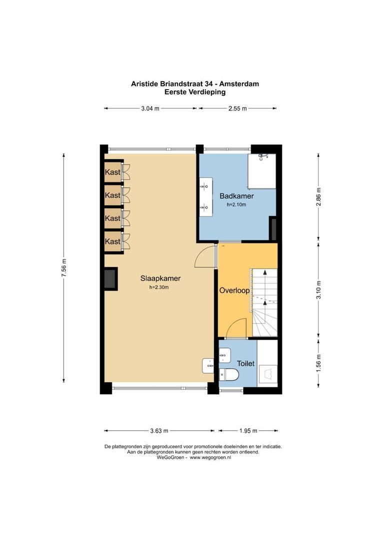 Aristide Briandstraat 34, Diemen plattegrond-6