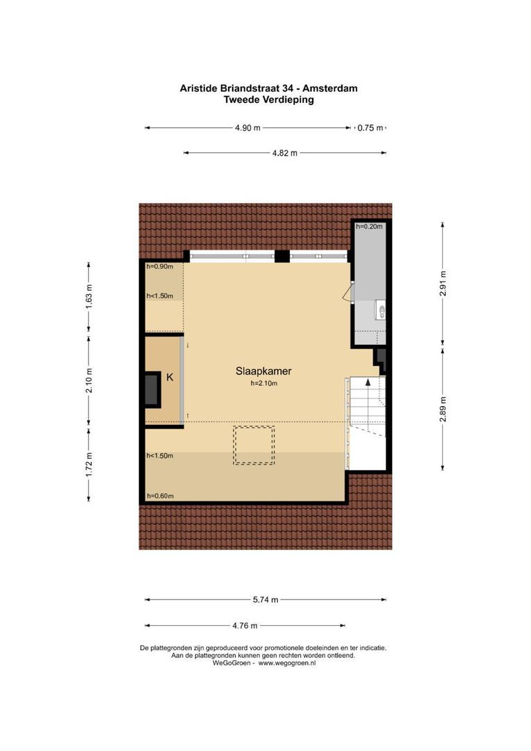 Aristide Briandstraat 34, Diemen plattegrond-12