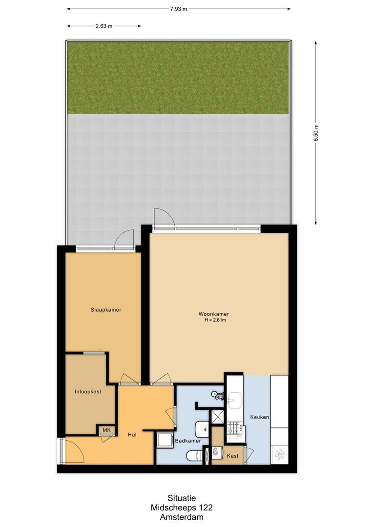 Midscheeps 122, Amsterdam plattegrond-4