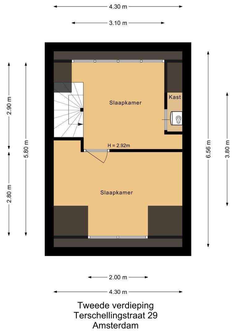 Terschellingstraat 29, Amsterdam plattegrond-2