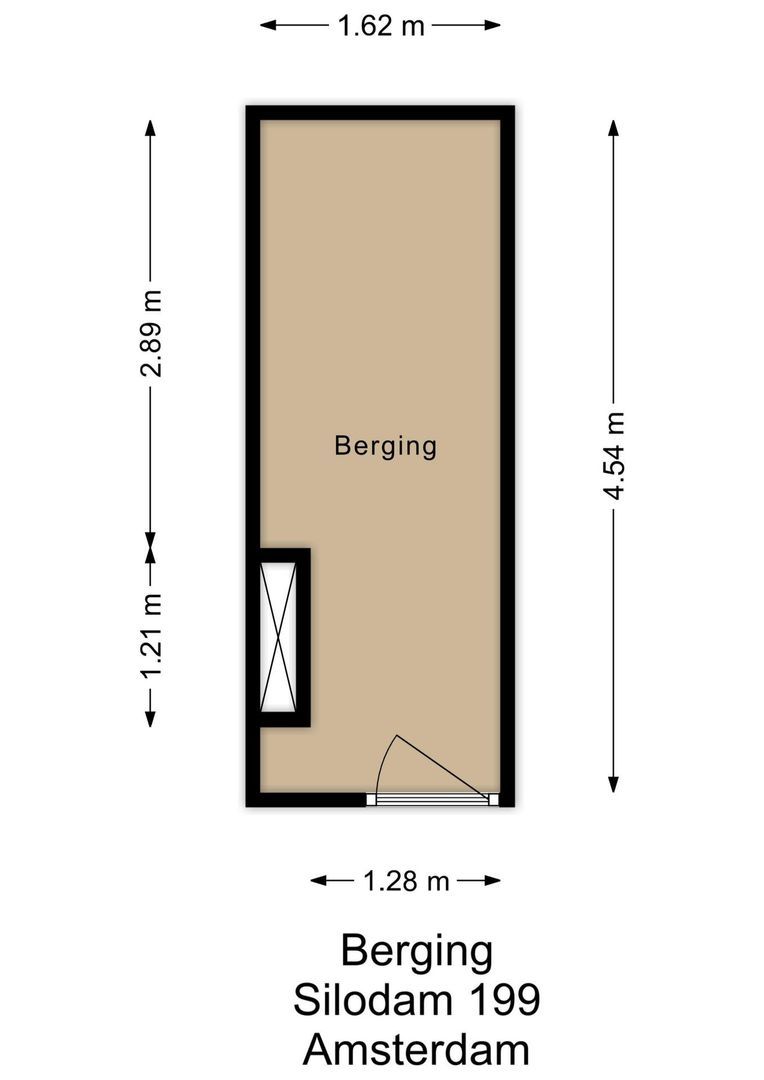 Silodam 199, Amsterdam plattegrond-1
